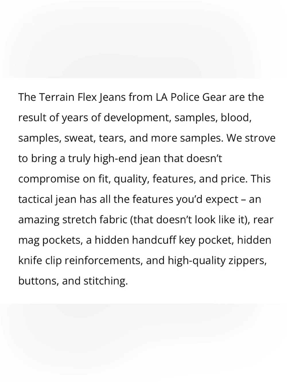 LAPG Men's Terrain Flex Slim Jeans - Vintage Wash
